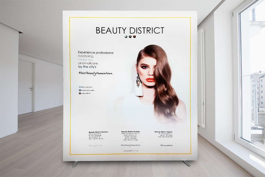 Panou cu Print Textil – Beauty District