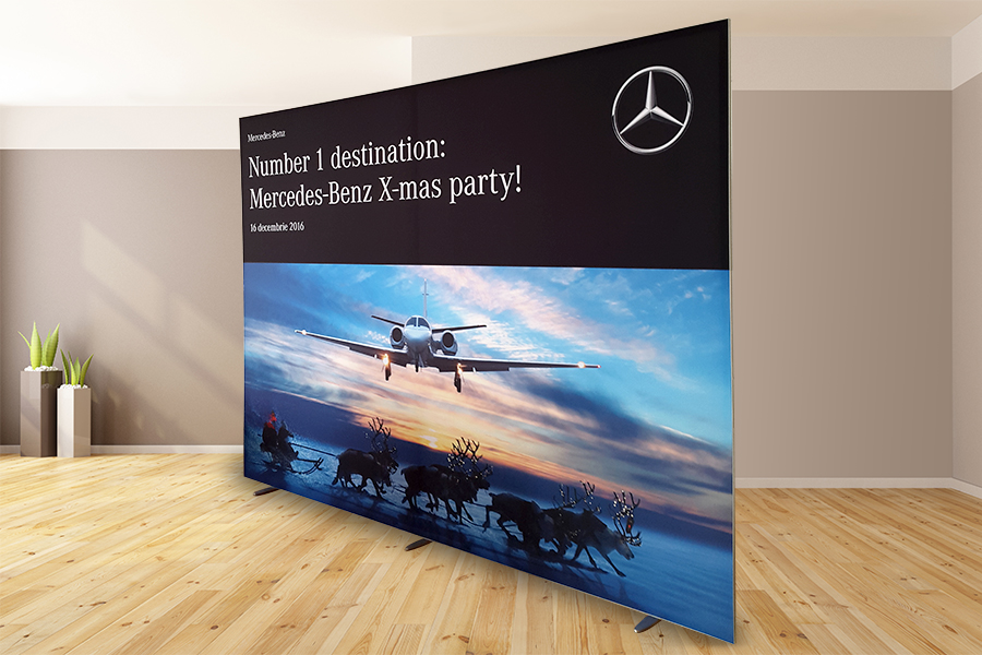 Rama cu Poster Textil – Mercedes-Benz