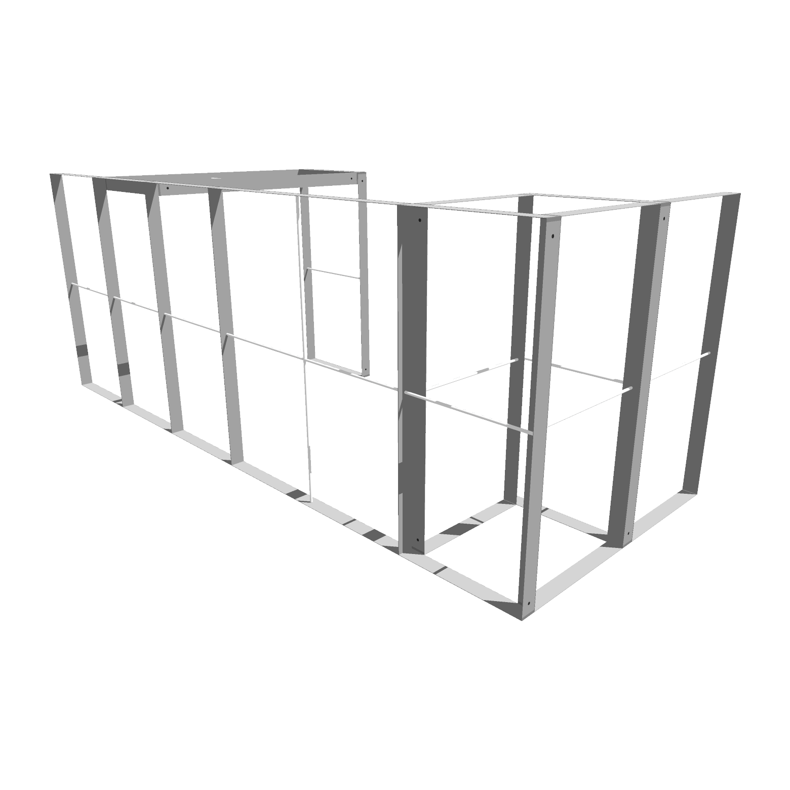 Stand Expozitional KIT F225 spate lateral strand