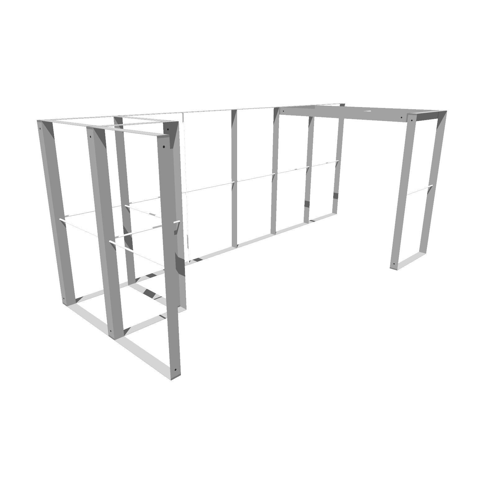 Stand Expozitional KIT F225 lateral stanga stand