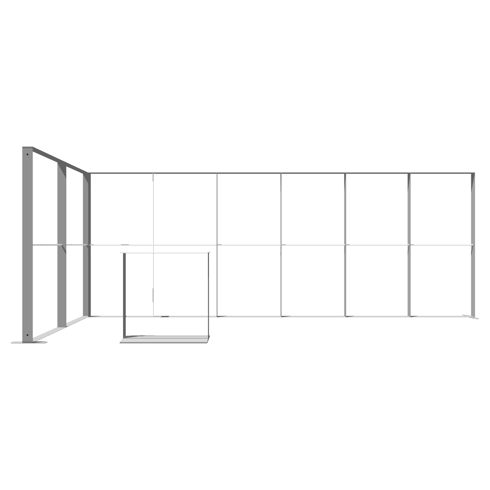 Stand Expozitional KIT H225 fata stand