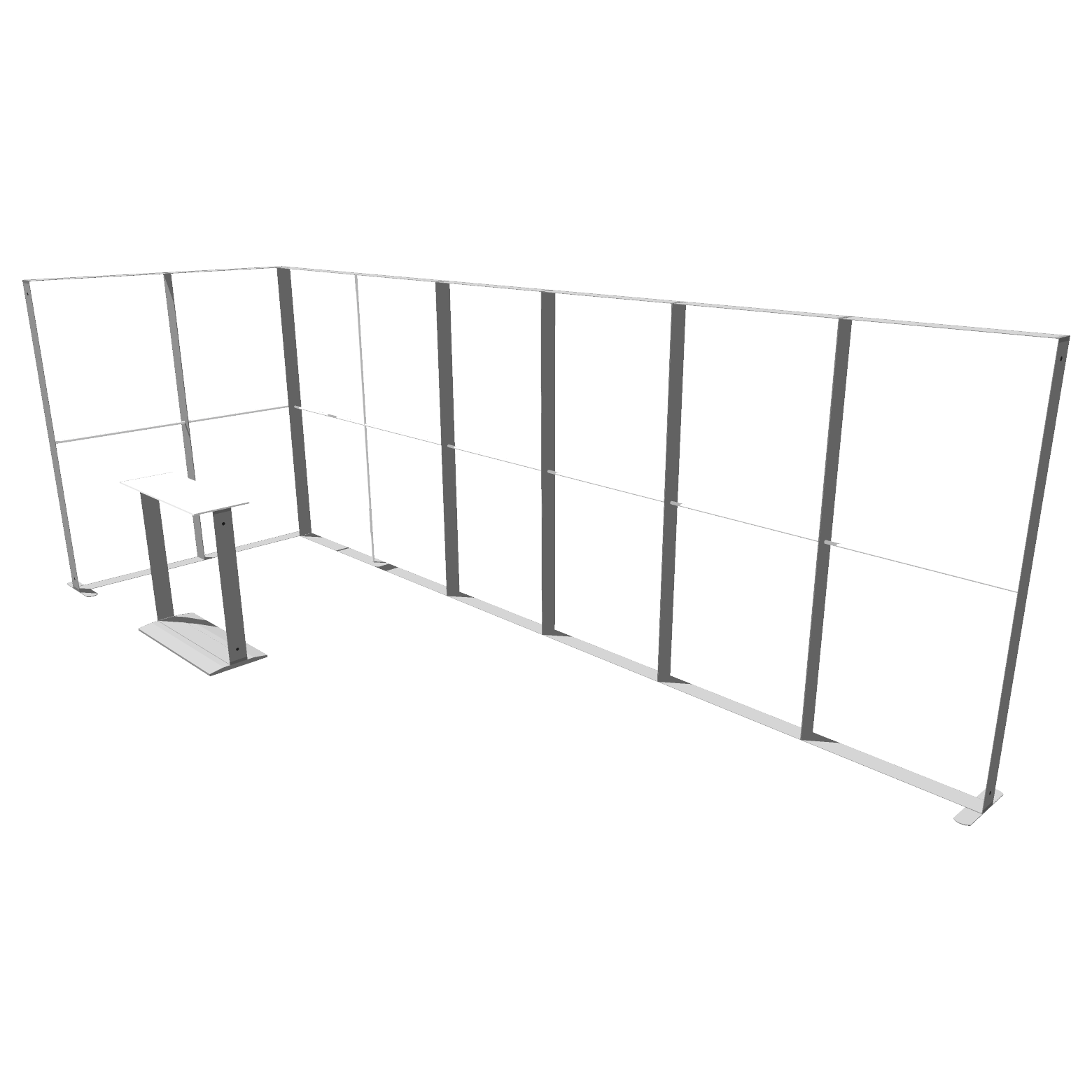 Stand Expozitional KIT H225 fata lateral stand